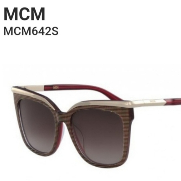 MCM sunglasses red lurex - Picture 10 of 10